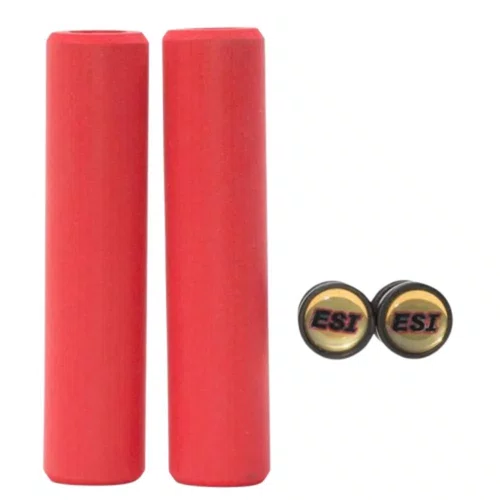 MANOPLA ESI GRIPS CHUNKY VERMELHA 32MM SILICONE MTB
