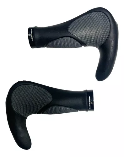 MANOPLA MTB ERGONOMICA COM TRAVA E BAR END CONFORTO