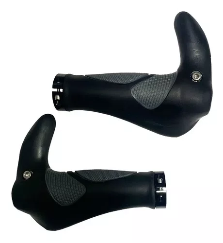 MANOPLA MTB ERGONOMICA COM TRAVA E BAR END CONFORTO