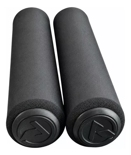 MANOPLA SILICONE PRETA ABSOLUTE NBR1 MTB ACOMPANHA PLUGS