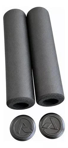 MANOPLA SILICONE PRETA ABSOLUTE NBR1 MTB ACOMPANHA PLUGS