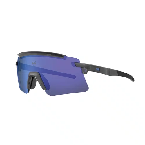 ÓCULOS HB APEX MATTE ONYX BLUE CHROME SOLAR 136 MM