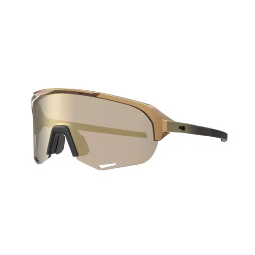 ÓCULOS HB EDGE R M GRA BLACK GOLD GOLD CHROME SOLAR 169 MM
