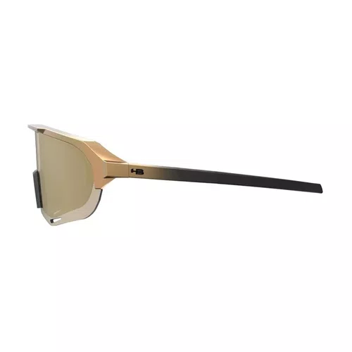 ÓCULOS HB EDGE R M GRA BLACK GOLD GOLD CHROME SOLAR 169 MM