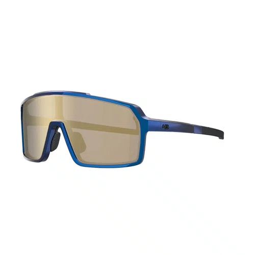 ÓCULOS HB GRINDER METALLIC BLUE GOLD CHROME SOLAR 131 MM