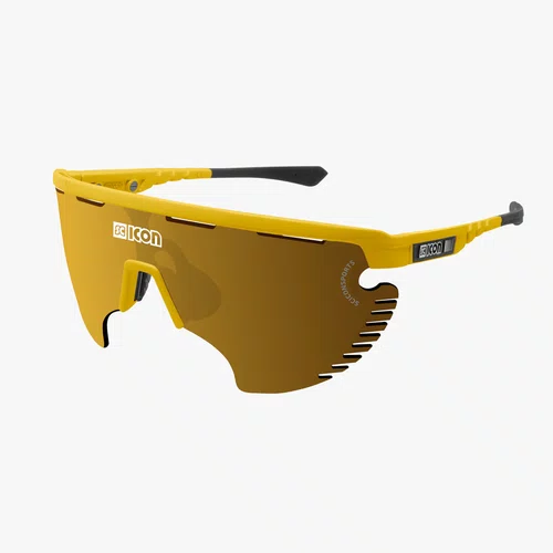 OCULOS SCICON AEROWING LAMON AMARELO LENTE BRONZE