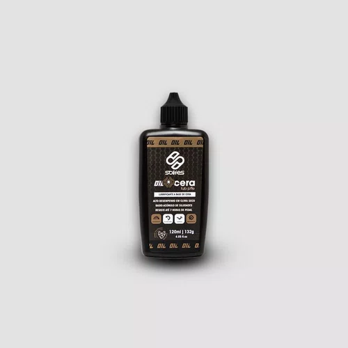 ÓLEO LUBRIFICANTE CERA CORRENTE BICICLETA PTFE SOLIFES 120ML