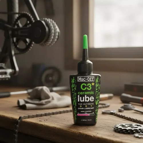 ÓLEO LUBRIFICANTE MUC-OFF C3 DRY SECO 50ML PARA BICICLETA