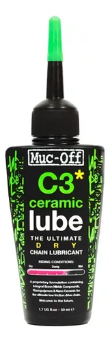 ÓLEO LUBRIFICANTE MUC-OFF C3 DRY SECO 50ML PARA BICICLETA