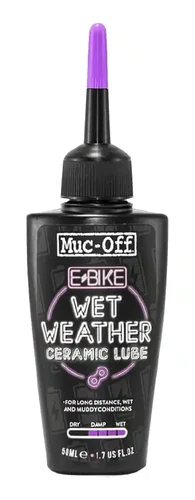 ÓLEO LUBRIFICANTE MUC-OFF CERAMIC E-BIKE WET LUBE ÚMIDO 50ML