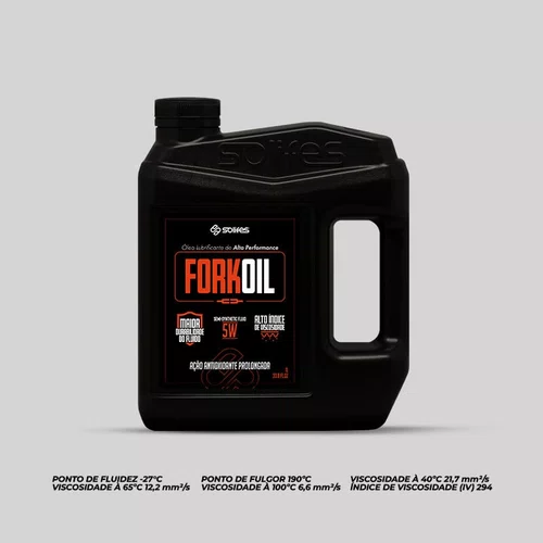 ÓLEO SUSPENSÃO BIKE FORKOIL 5W SOLIFES 1L