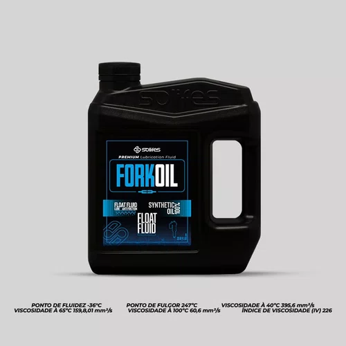 ÓLEO SUSPENSÃO BIKE FORKOIL SYNTHETIC FLOAT FLUID SOLIFES 1L
