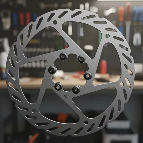 PAR DISCO DE FREIO GTA 160MM 6 FUROS AÇO MTB ORIGINAL