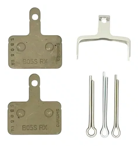 PASTILHA SHIMANO B05S RESINA 3 TIPOS DE PINOS COM TRAVA