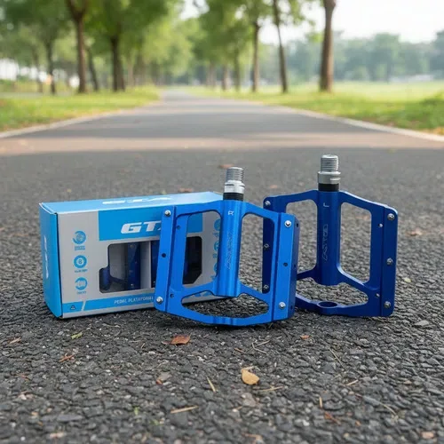 PEDAL PLATAFORMA BICICLETA GTA ROLAMENTOS ROSCA GROSSA 9/16