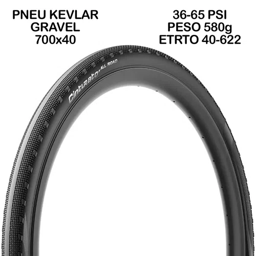 PNEU PIRELLI CINTURATO ALL ROAD TUBELESS READY 700X40