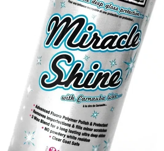 POLIDOR LÍQUIDO MUC-OFF MIRACLE SHINE 500ML CERA CARNAÚBA