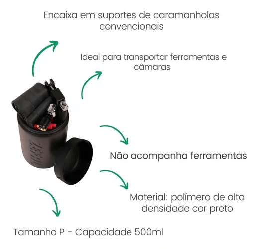 PORTA OBJETOS ZEFAL Z BOX 500ML TIPO GARRAFA