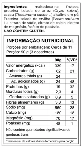 PÓS TREINO XTRATUS 4:1 CACAU 1KG
