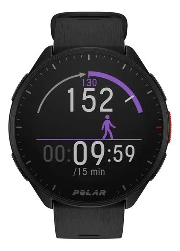 RELÓGIO DE CORRIDA POLAR PACER C/ GPS PRETO