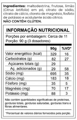 SACHÊ XTRATUS 90G INTRATREINO EM PÓ COM LIMÃO