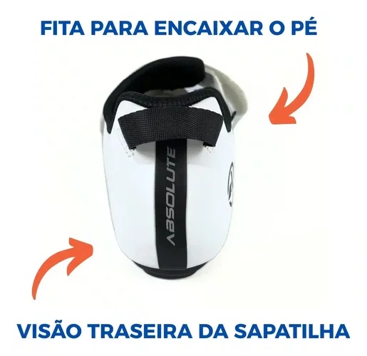 SAPATILHA ABSOLUTE TRIATHLON TRITON BRANCO CICLISMO SPEED
