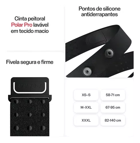SENSOR DE FREQUÊNCIA CARDÍACA H10 POLAR