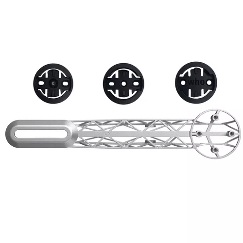 SUPORTE FRONTAL PARA GPS SAMASSI TITÂNIO 3D UNIVERSAL CURTO 