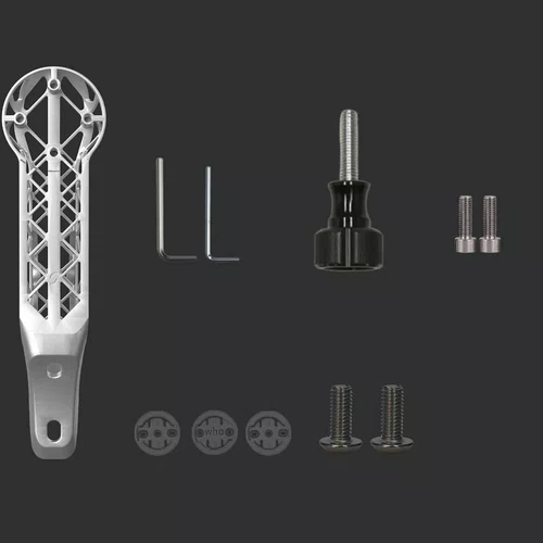 SUPORTE FRONTAL PARA GPS SAMASSI TITÂNIO 3D SCOTT ADDICT RC