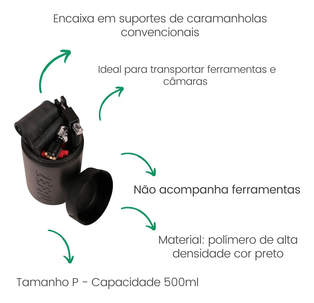 PORTA OBJETOS ZEFAL Z BOX 500ML TIPO GARRAFA