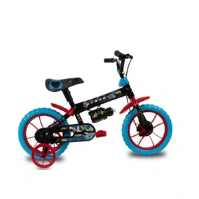 BICICLETA INFANTIL VERDEN SONIC ARO 12 PRETO E AZUL