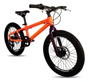 BICICLETA VORTEX ARO 20 LARANJA NEON 21V VERDEN BIKES