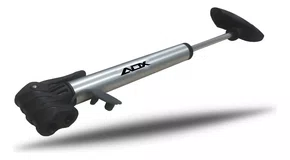 BOMBA DE AR DE MÃO ALUMÍNIO CABO EM T (120 PSI) - ADX PRATA