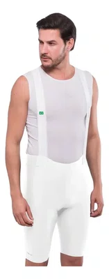 BRETELLE CICLISMO MASCULINO MARCIO MAY MOOVE UP BRANCO