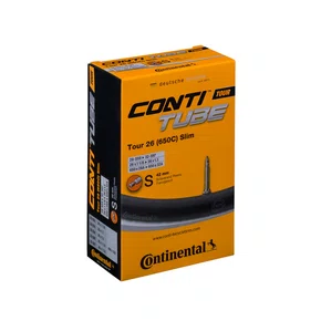 CAMARA DE AR CONTINENTAL TOUR 26 SLIM 26X1.1/8 A 1.30 PRESTA