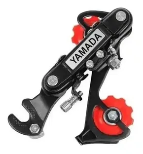 CAMBIO TRASEIRO YAMADA COM GANCHEIRA PRETO BIKE