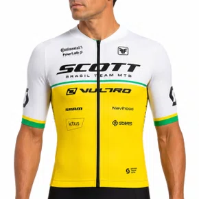CAMISA CICLISMO FREE FORCE AERO EQUIPE SCOTT MASCULINA