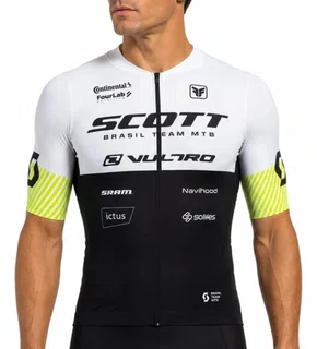 CAMISA CICLISMO FREE FORCE AERO EQUIPE SCOTT MASCULINA