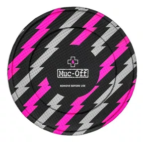 CAPA PROTETORA PARA DISCO DE FREIO MUC-OFF PRETO/ROSA