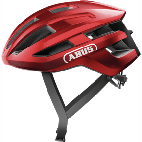 CAPACETE CICLISMO ABUS POWERDOME FLIP FLOP VERMELHO ESPECIAL