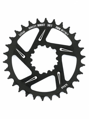 COROA ICTUS DIRECT OFFSET 3MM 36T PRETA (COMPATÍVEL SRAM)