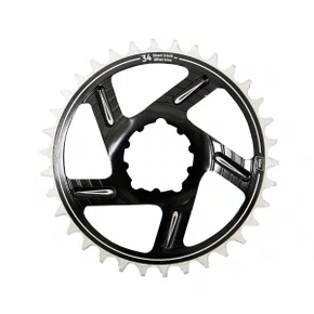 COROA ICTUS DIRECT OFFSET 6MM 34 T PRETA (COMPATIVEL SRAM)