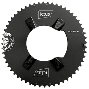 COROA ICTUS INDEXADA BCD 110 ASSIMÉTRICA 56 ULTEGRA R8000 