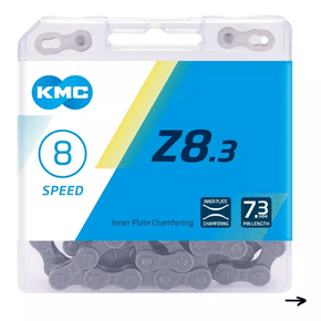 CORRENTE 8V KMC Z8.3 CINZA 116 ELOS + POWER LINK 8V 3X8V 24V