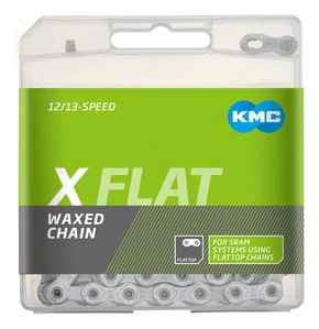 CORRENTE KMC X FLAT SRAM PRATA 12/13 VELOCIDADES 126 ELOS