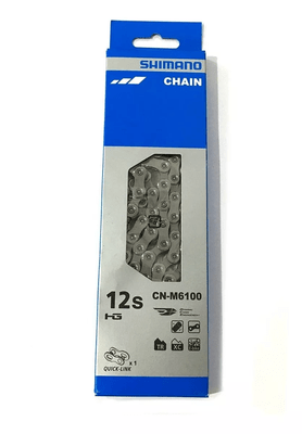 CORRENTE SHIMANO DEORE CN-M6100 126 LINKS 12V C/ QUICK LINK
