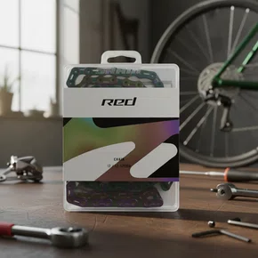 CORRENTE SRAM RED FLATTOP E1 126 LINKS 12/13 VEL. RAINBOW