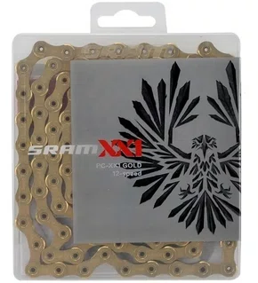 CORRENTE SRAM XX1 EAGLE 12 SPEED GOLD / DOURADA 126 LINKS