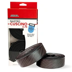 FITA DE GUIDÃO SILCA CUSCINO - PRETA COM 3,75 MM