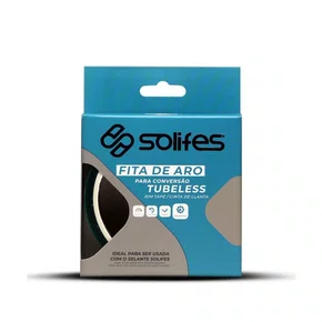 FITA DE VEDAÇÃO CONVERSÃO TUBELESS SOLIFES 25MM X 6 METROS
